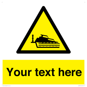 Custom warning grounding cruiser on lock cill